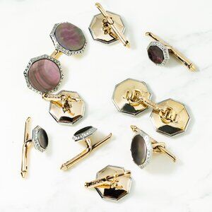 Gold Filled Vintage Cuff Link Set
